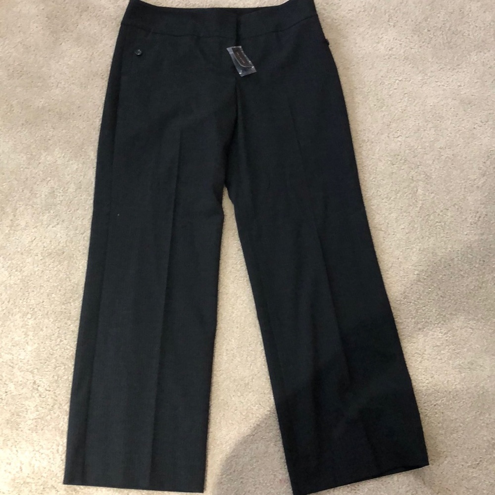 Pinstripe black dress pants brand new never worn.